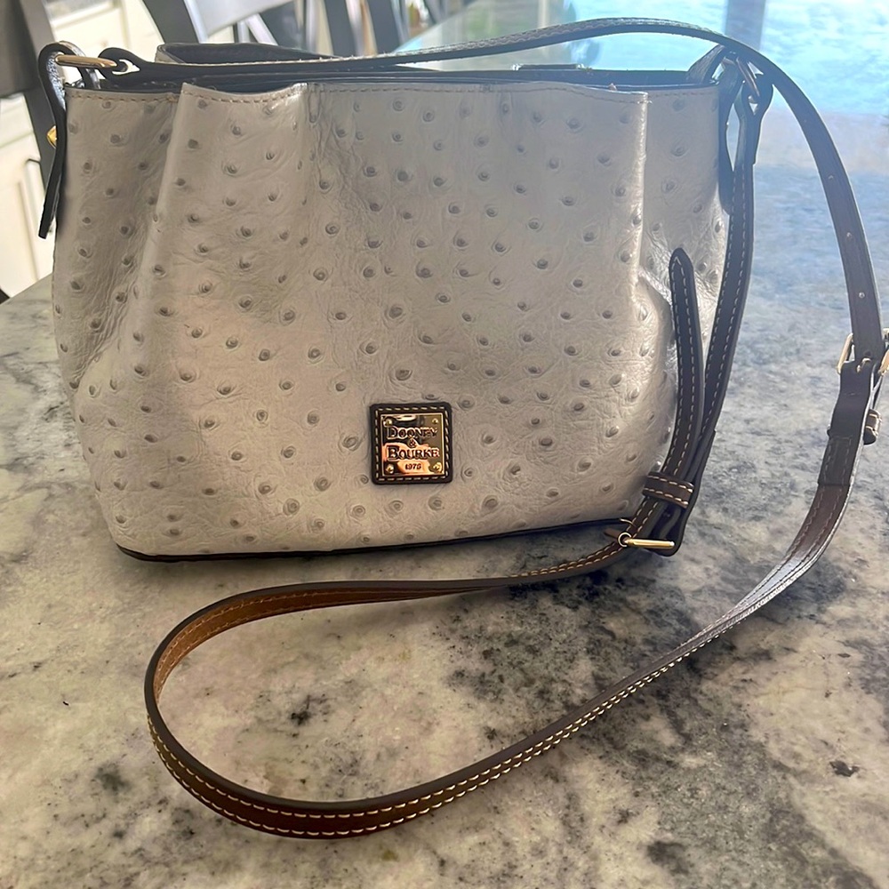 Dooney & Bourke Ostrich Mini Barlow Crossbody